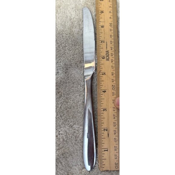 6 Oneida Mooncrest Stainless Steel Dinner Knives 9.25" - Picture 6 of 7